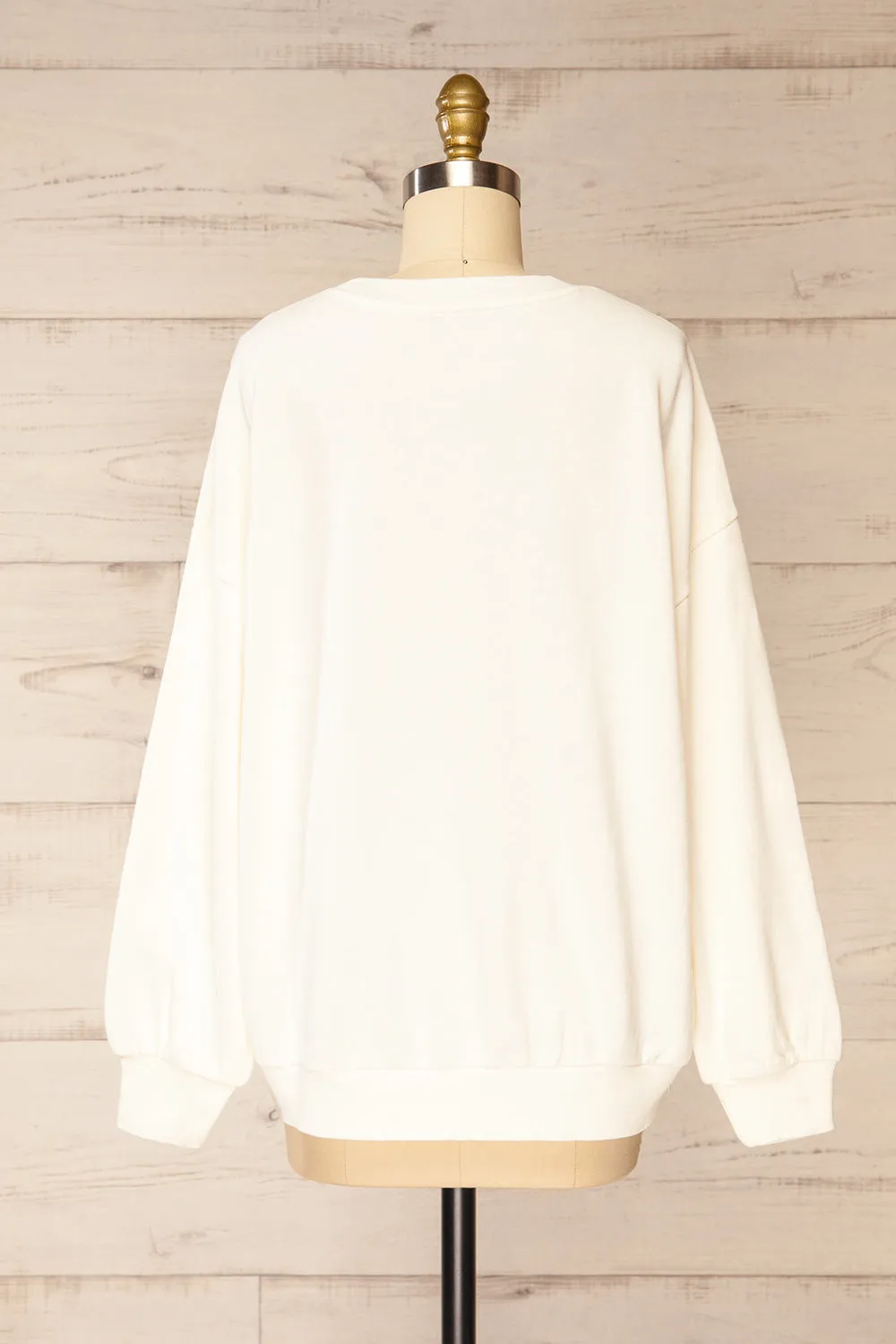 Akrotiri | Overzised "Bon voyage!" Sweatshirt