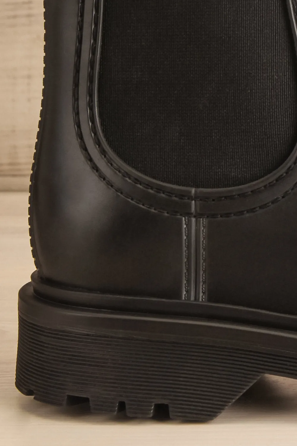 Aksai | Matte Black Rain Boots