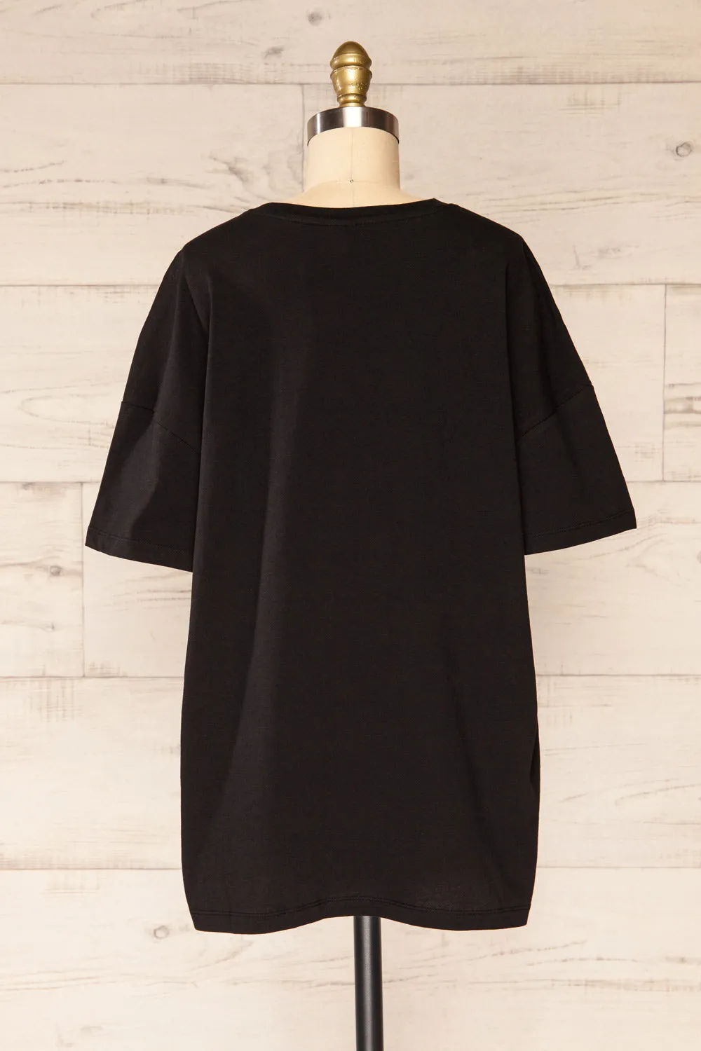 Alta Black | Oversized Cotton T-Shirt