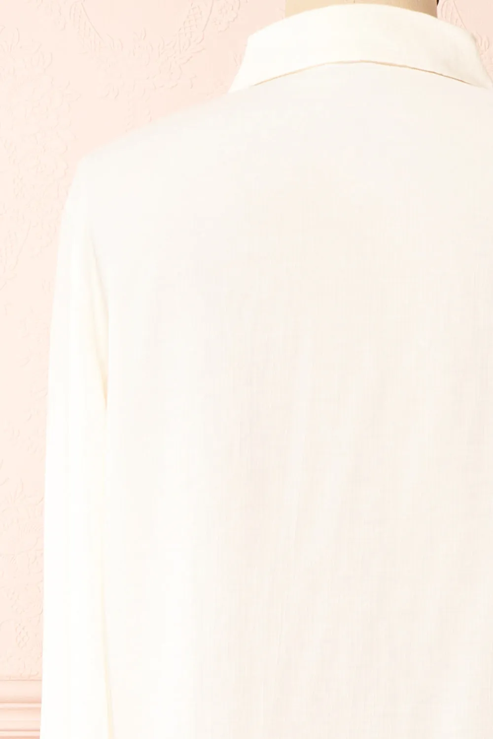 Annabelle | Button-Up Blouse w/ Embroidery