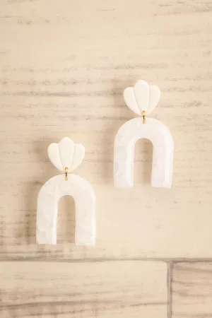 Archie | Arched Pendant Earrings