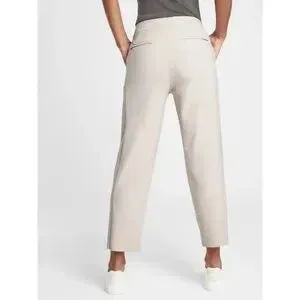 Athleta Beige Stellar Straight Crop Pant Size 8  MSP$129