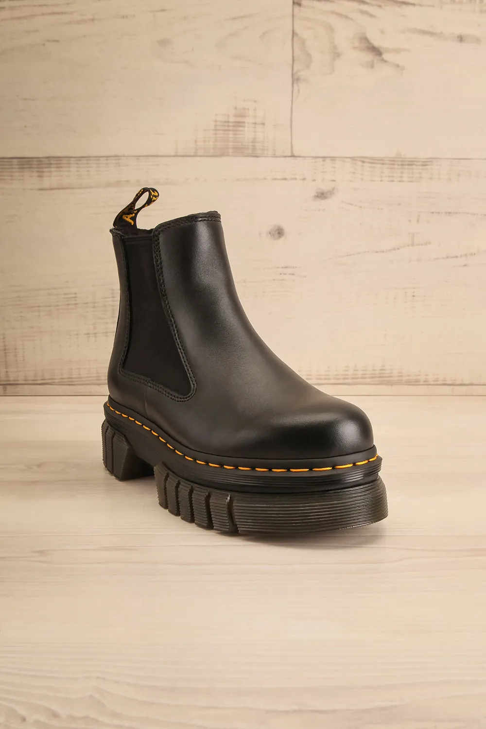 Audrick Nappa Leather Platform Chelsea Boots