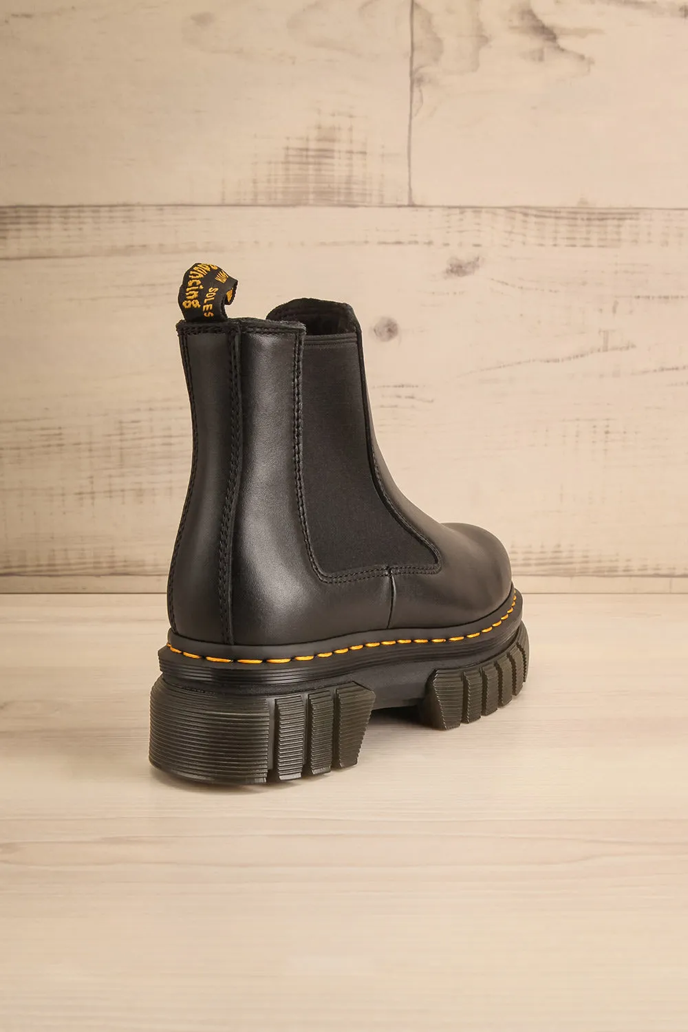 Audrick Nappa Leather Platform Chelsea Boots