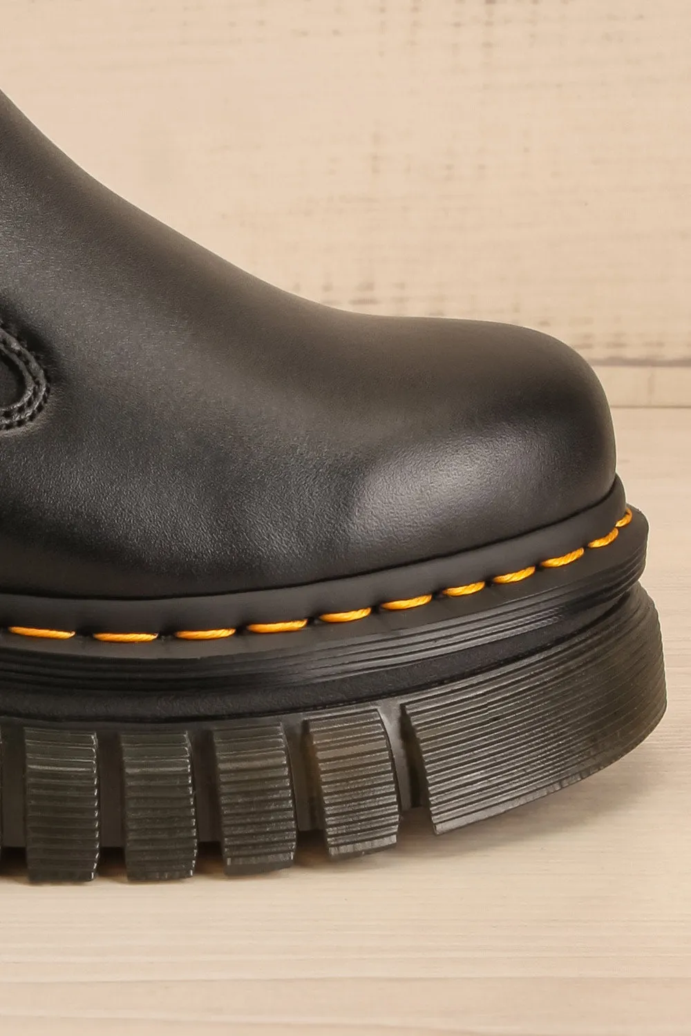 Audrick Nappa Leather Platform Chelsea Boots