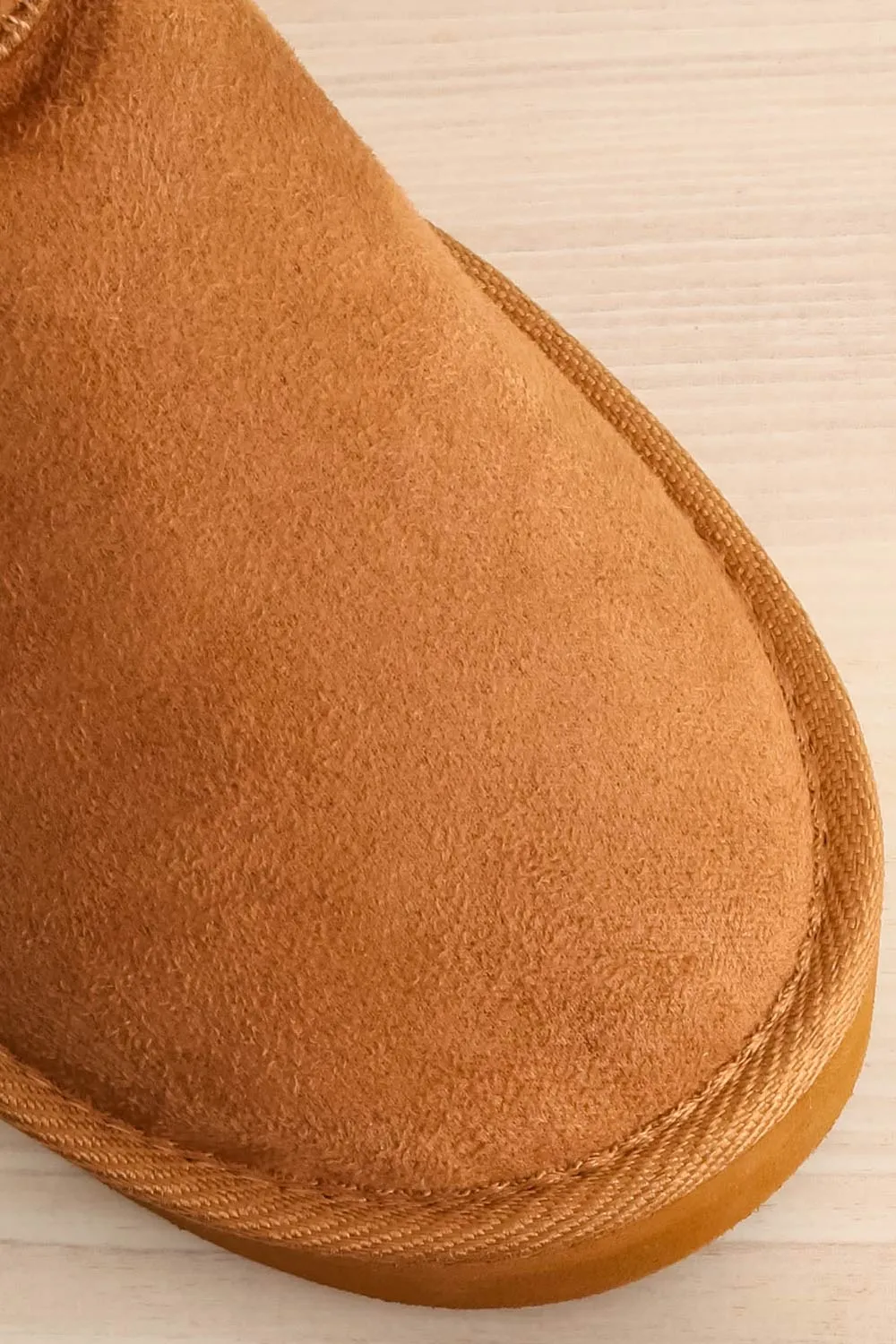 Aupaluk | Beige Platform Ankle Boots