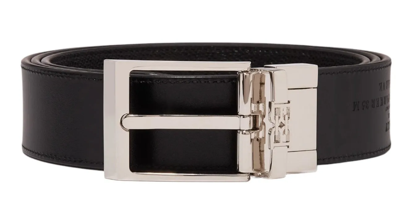 Bally Parker 6239318 Men's Adjustable Reversible Black Belt