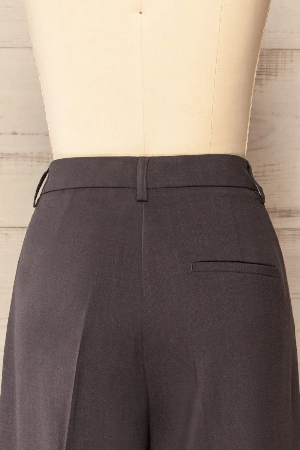 Bancroft Grey | Oversized Pants w/ Front Pleats