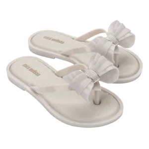 Beige Bow Sandals