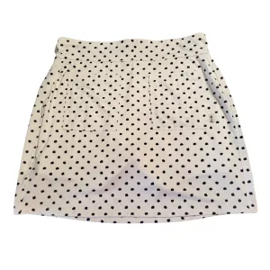 Belyn Key White & Navy Dotted Women's Golf Skort Size M MSP$104