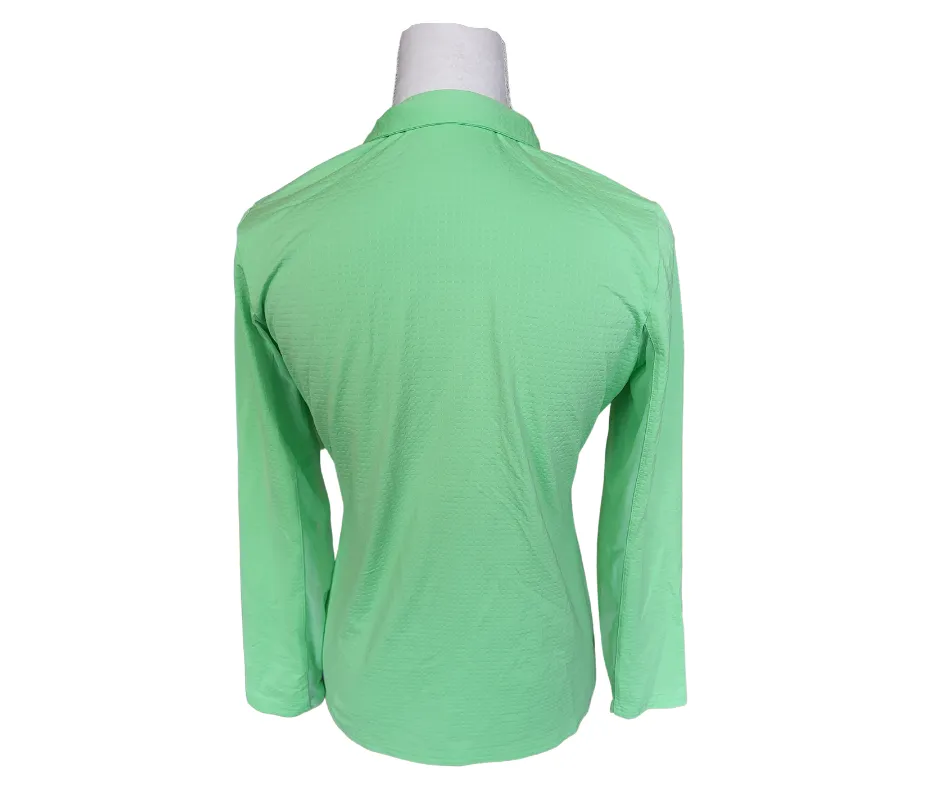 Bette & Court Bright Green Golf Pullover Size M MSP$88