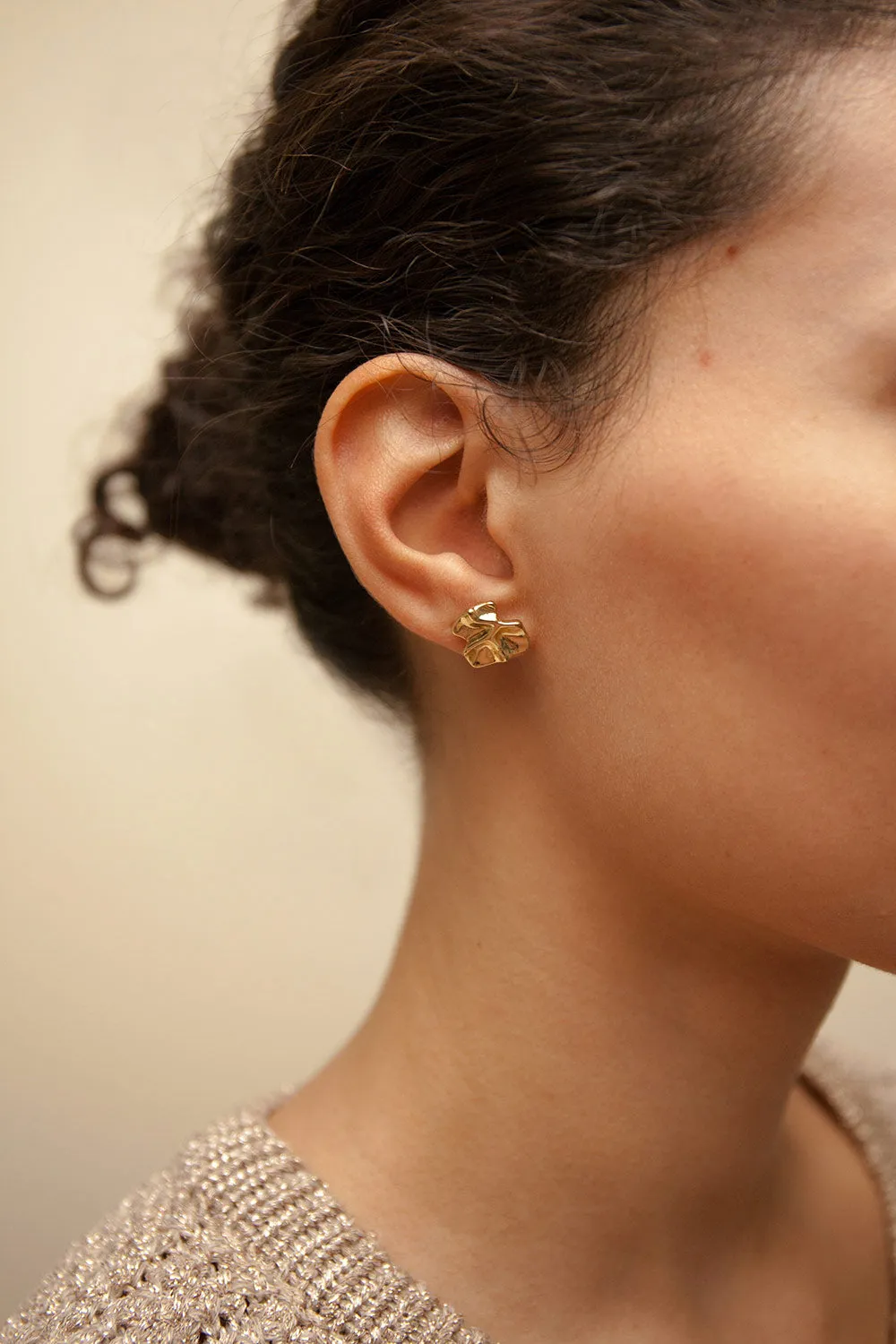 Bobo | Textured Stud Earrings