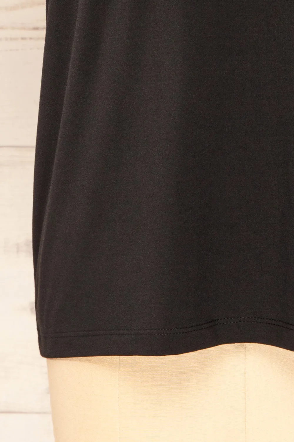 Bossugan Black | Round Neck T-Shirt