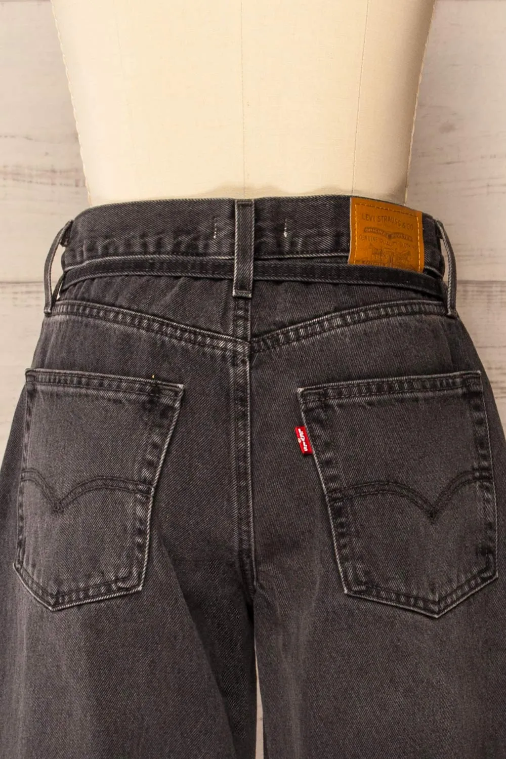Brasov | Black High Rise Wide-Leg Jeans