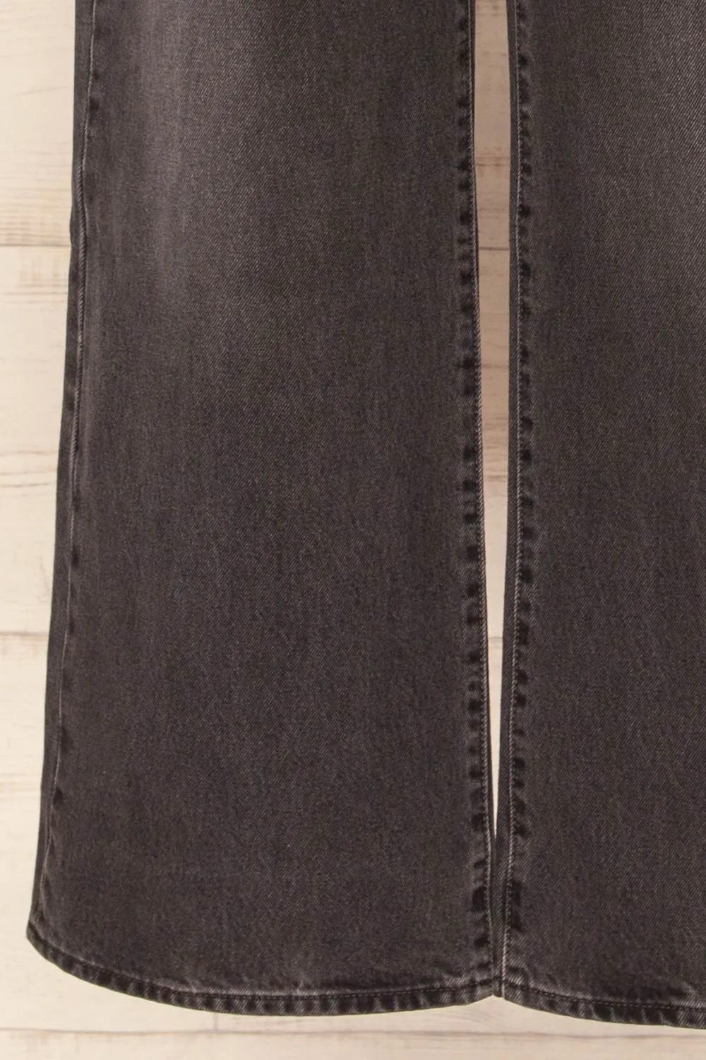 Brasov | Black High Rise Wide-Leg Jeans