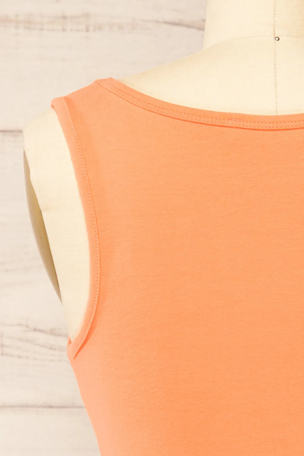 Brutus Orange | Square Neck Cropped Cami