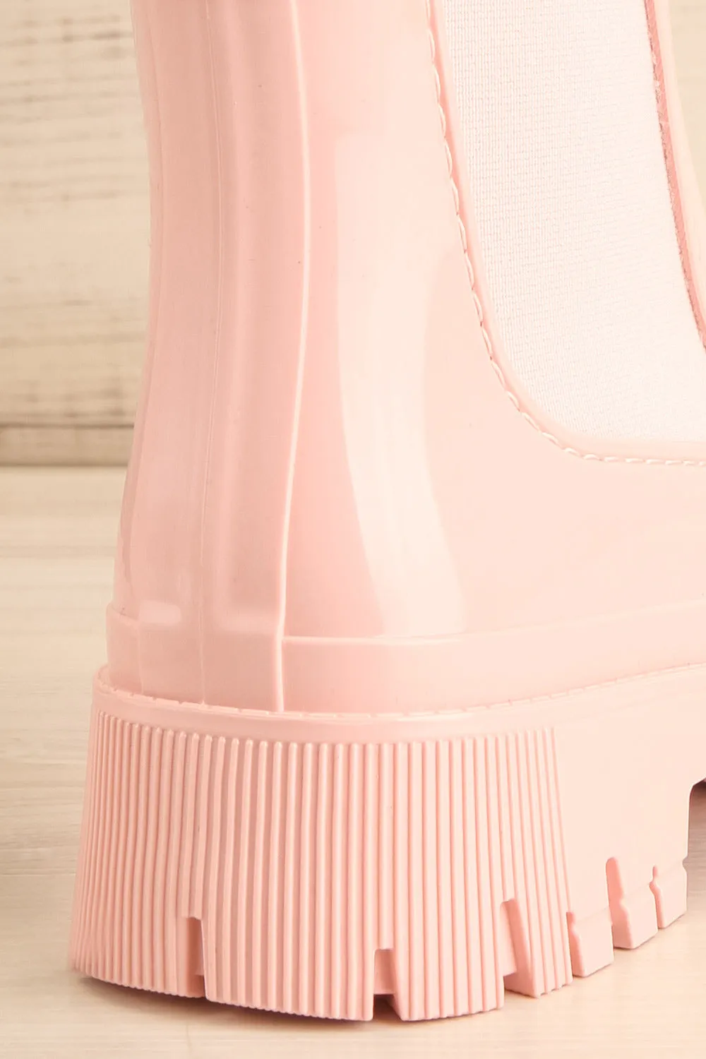 Bukavu Pink | Round-Toe Ankle Rain Boots
