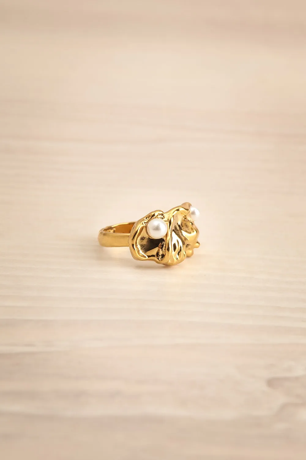 Buronoix | Gold-Plated Organic Ring