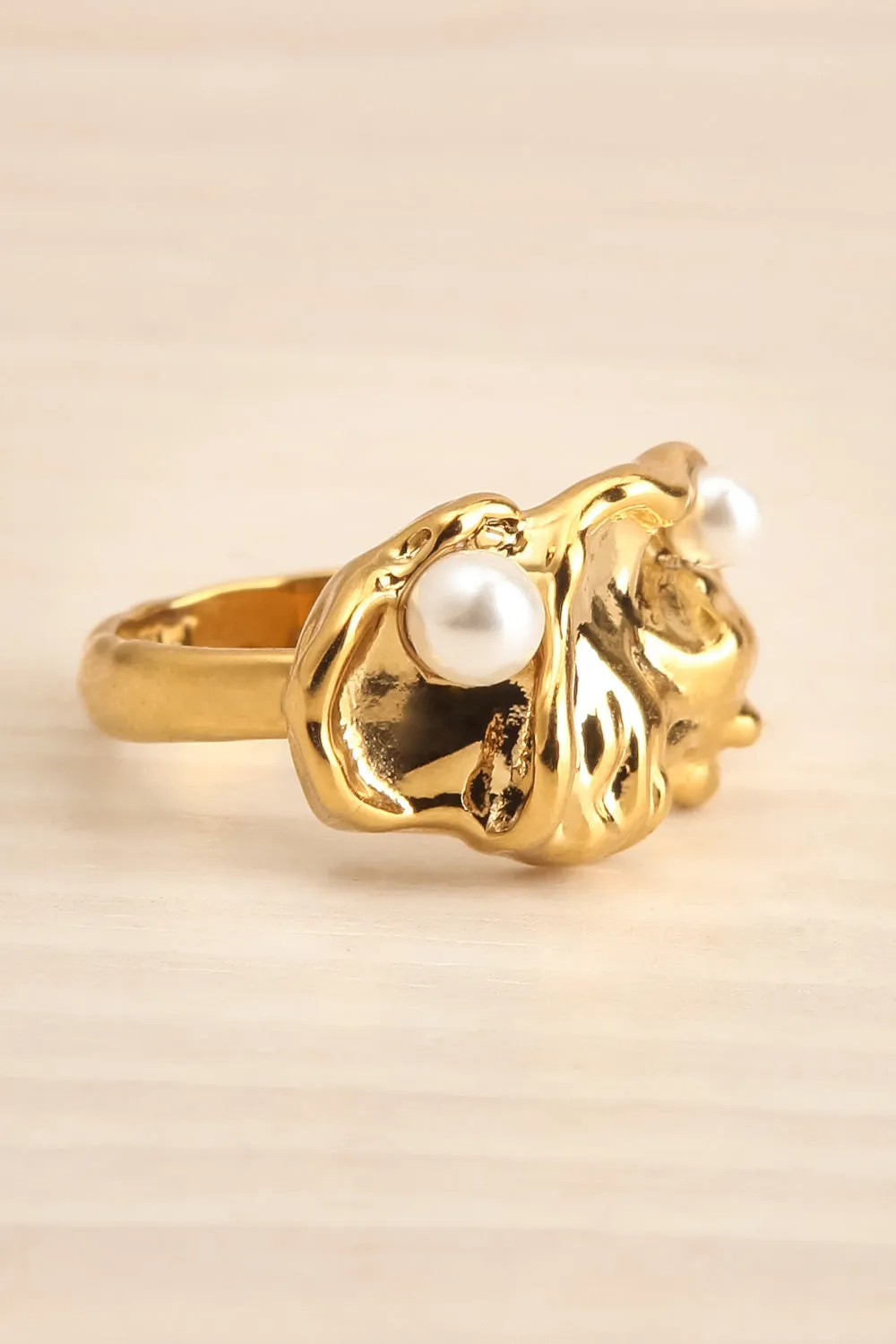 Buronoix | Gold-Plated Organic Ring