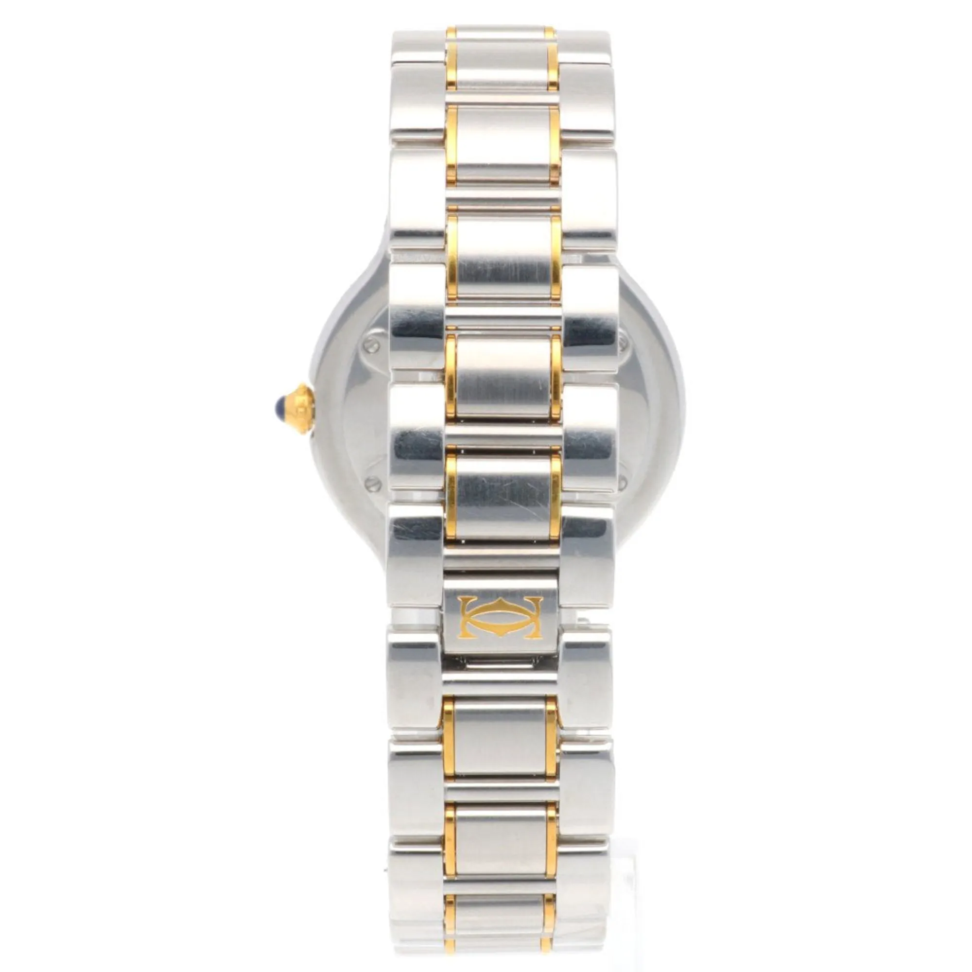 Cartier gold Plated Stainless Steel Wristwatch (Pre-Owned)