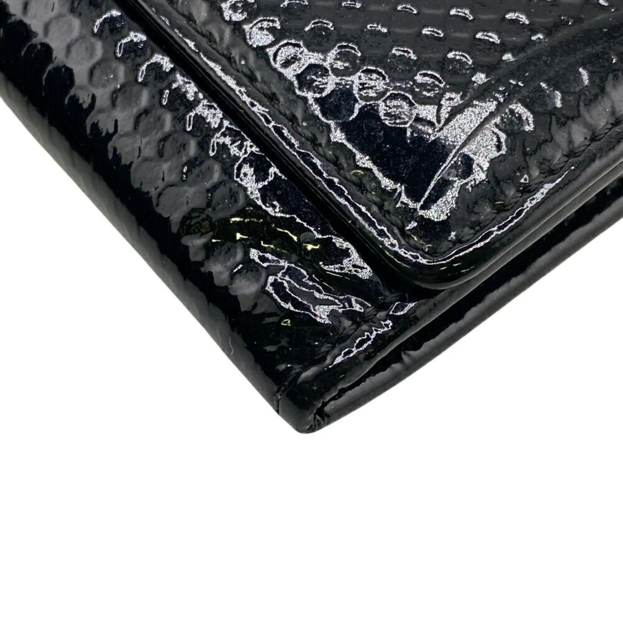 Cartier Patent Leather Long Wallet (Bi-Fold) (Pre-Owned)