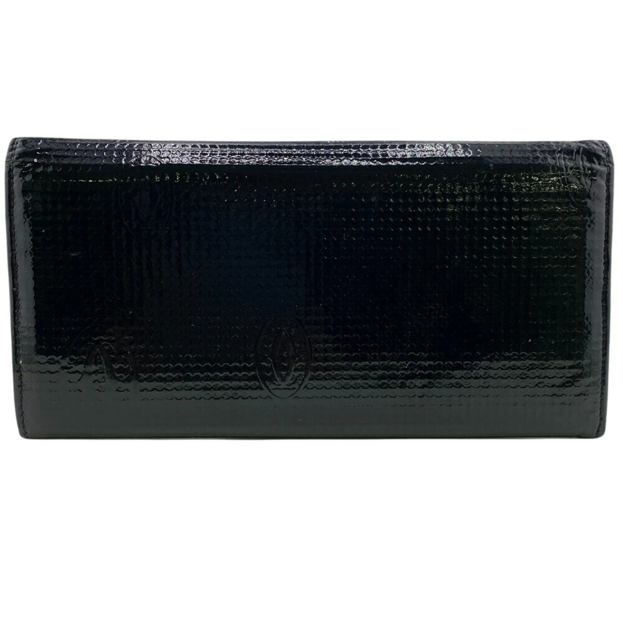 Cartier Patent Leather Long Wallet (Bi-Fold) (Pre-Owned)