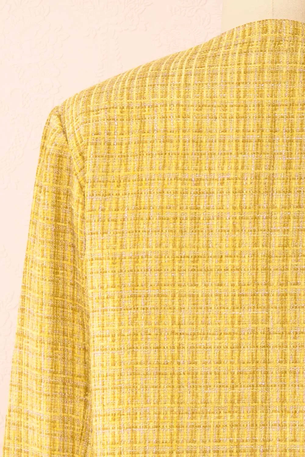Cerys | Vintage Style Yellow Tweed Jacket