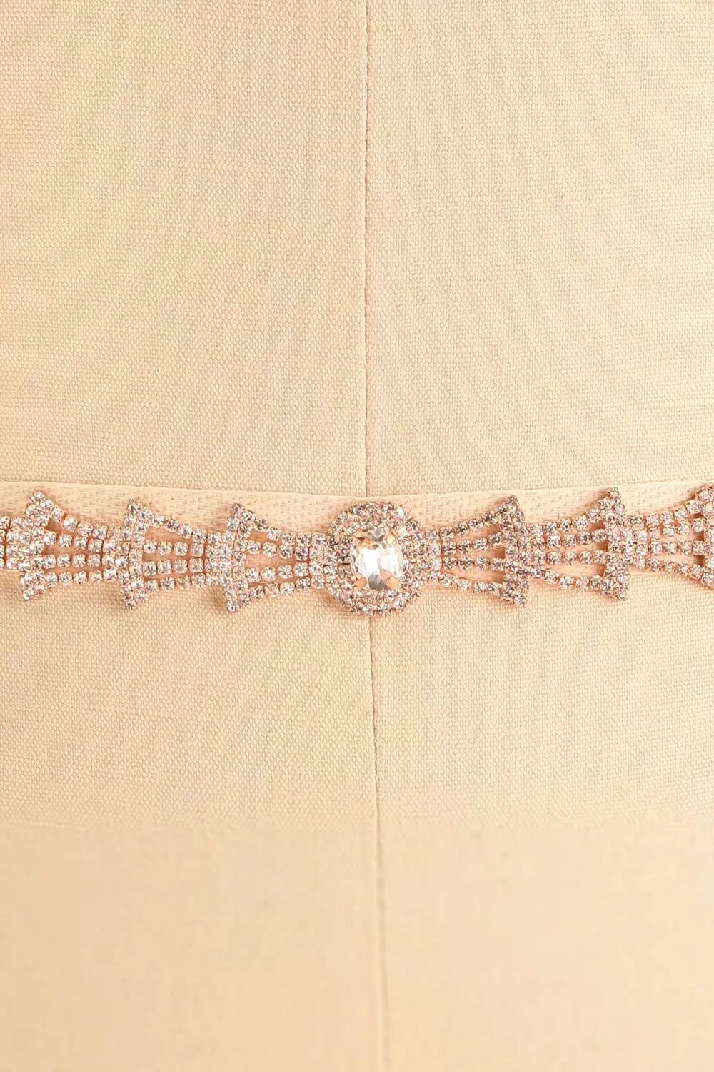 Charnel | Rose Gold Crystal Belt