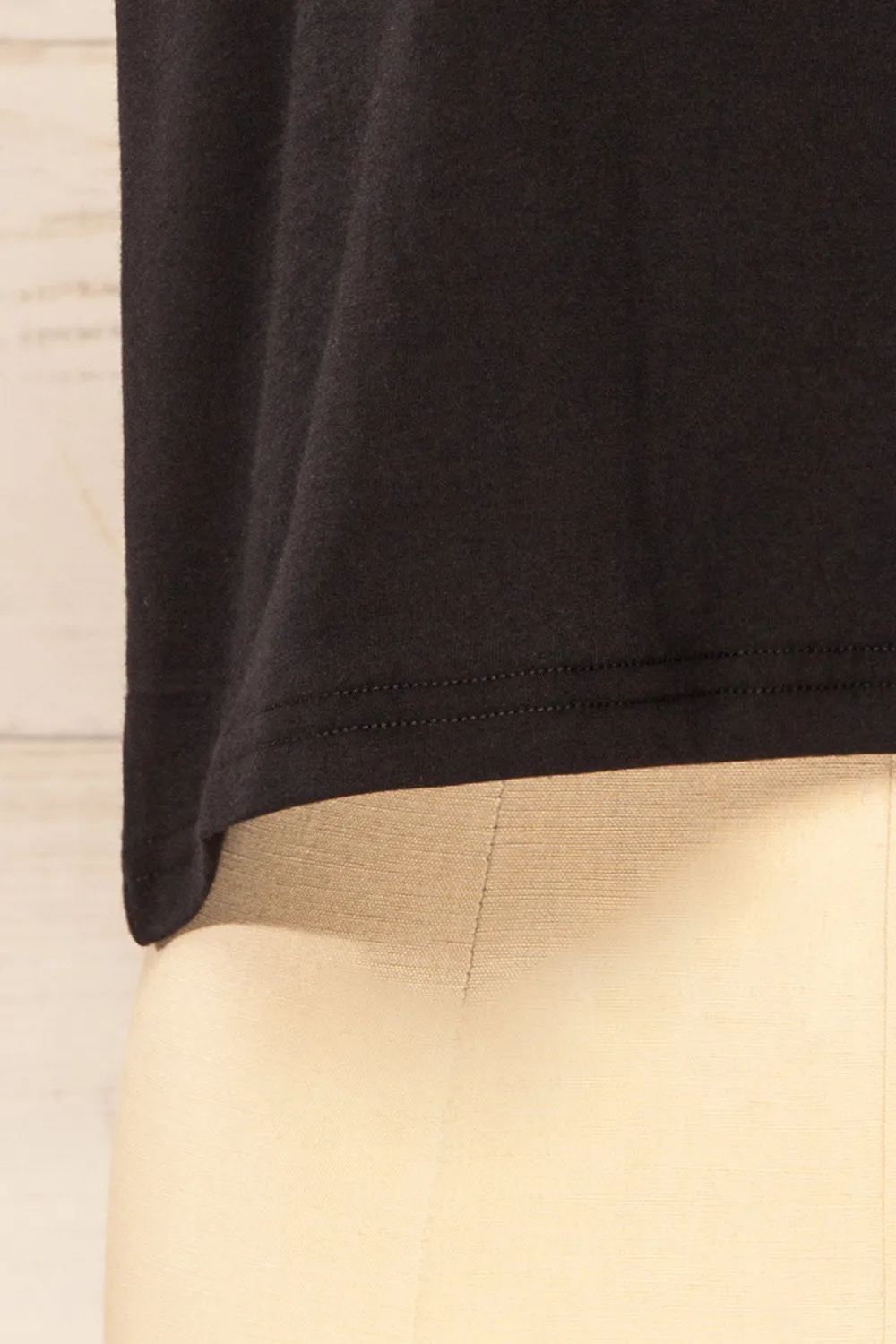 Cheddington Black | Cropped T-Shirt