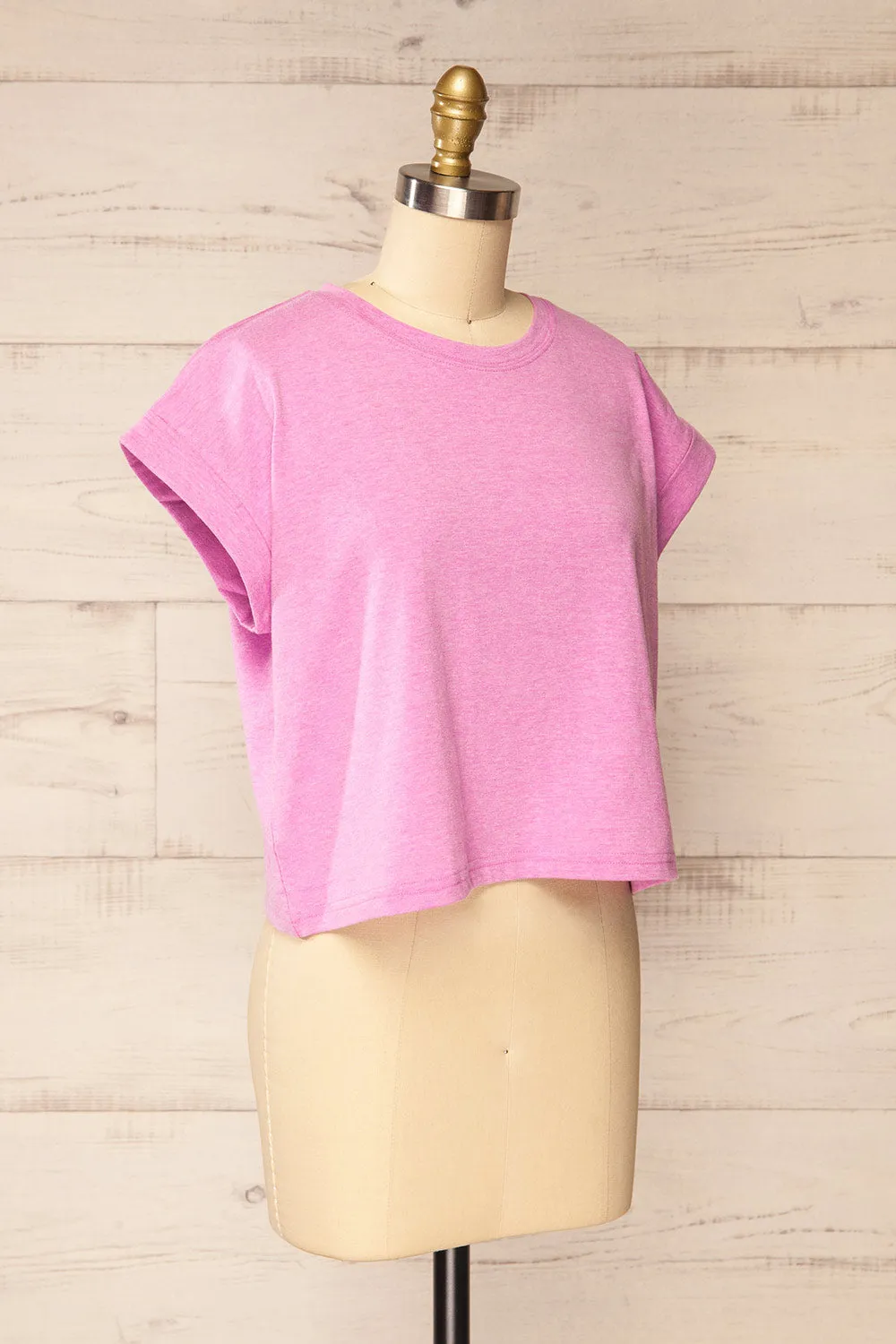 Cheddington Pink | Cropped T-Shirt