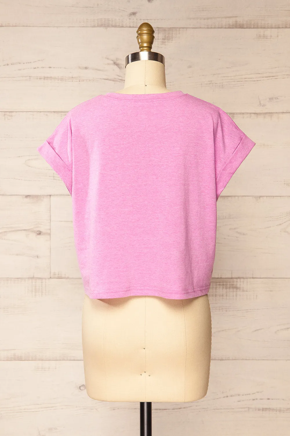 Cheddington Pink | Cropped T-Shirt