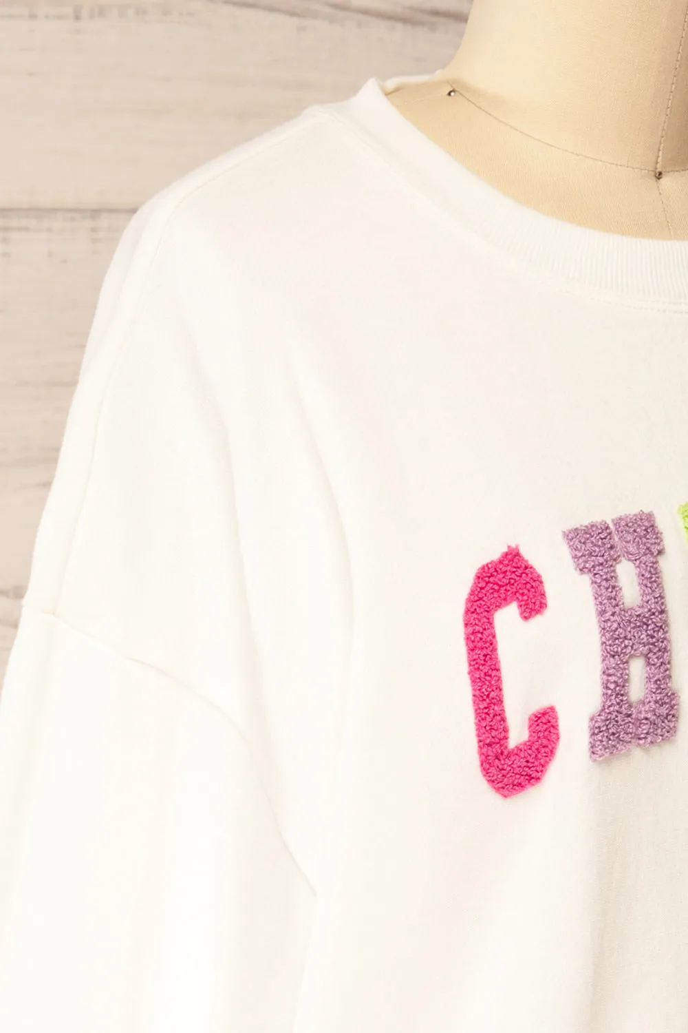 Cheers | Oversized "Cheers" Sweatshirt
