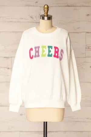 Cheers | Oversized "Cheers" Sweatshirt