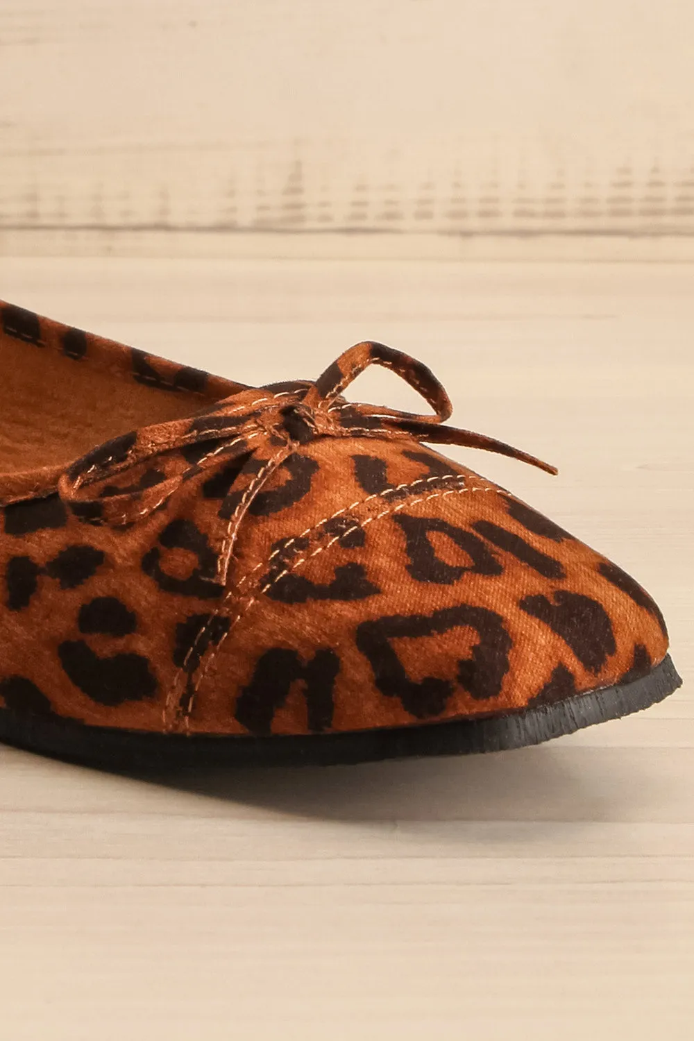 Chennai | Leopard Print Ballerina Flats