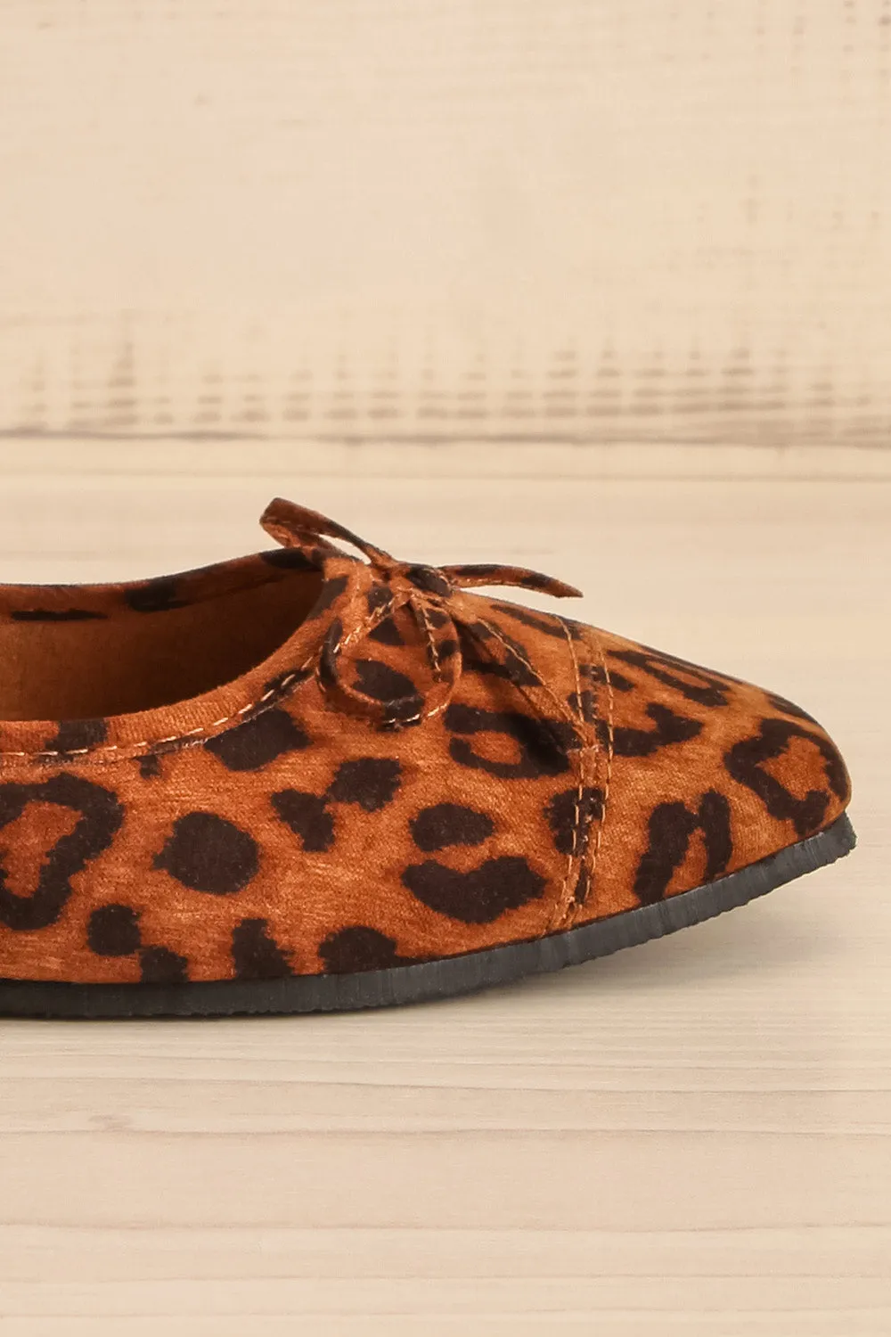 Chennai | Leopard Print Ballerina Flats
