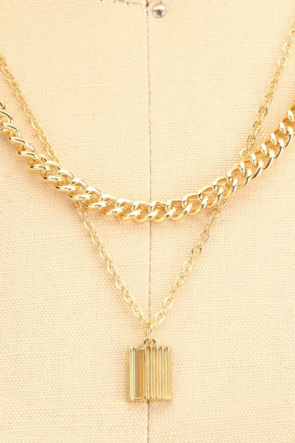 Chorley Gold | Two Chain Necklace