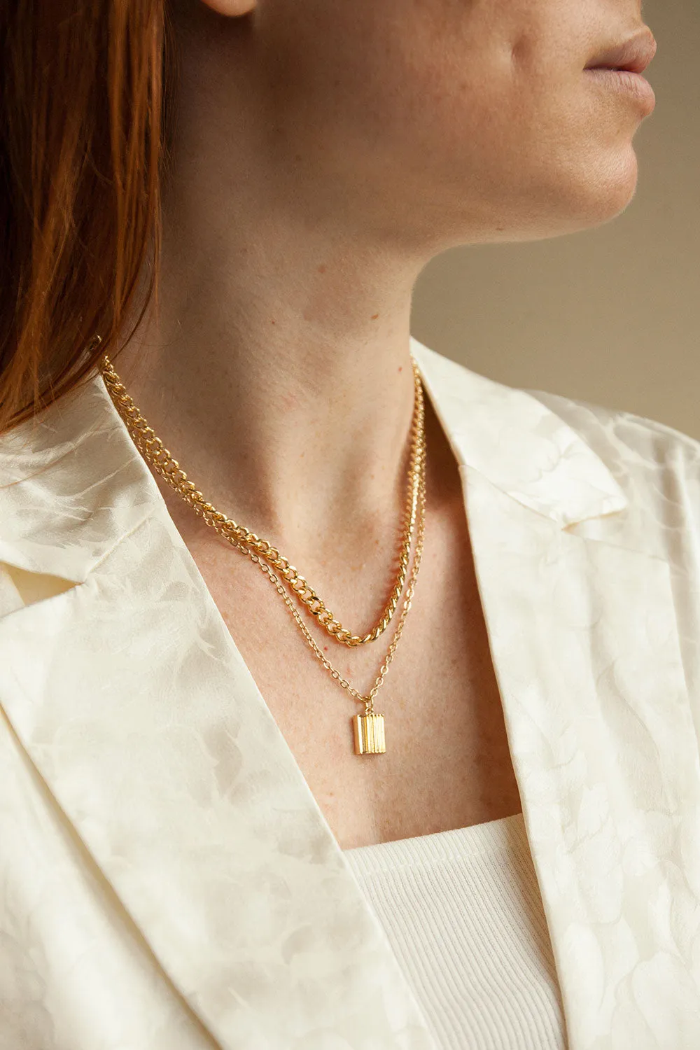Chorley Gold | Two Chain Necklace