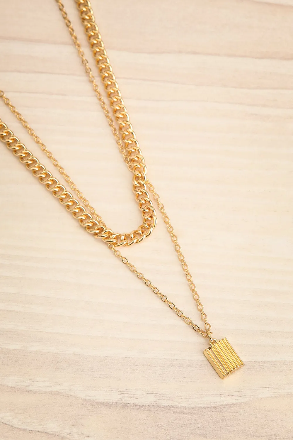 Chorley Gold | Two Chain Necklace