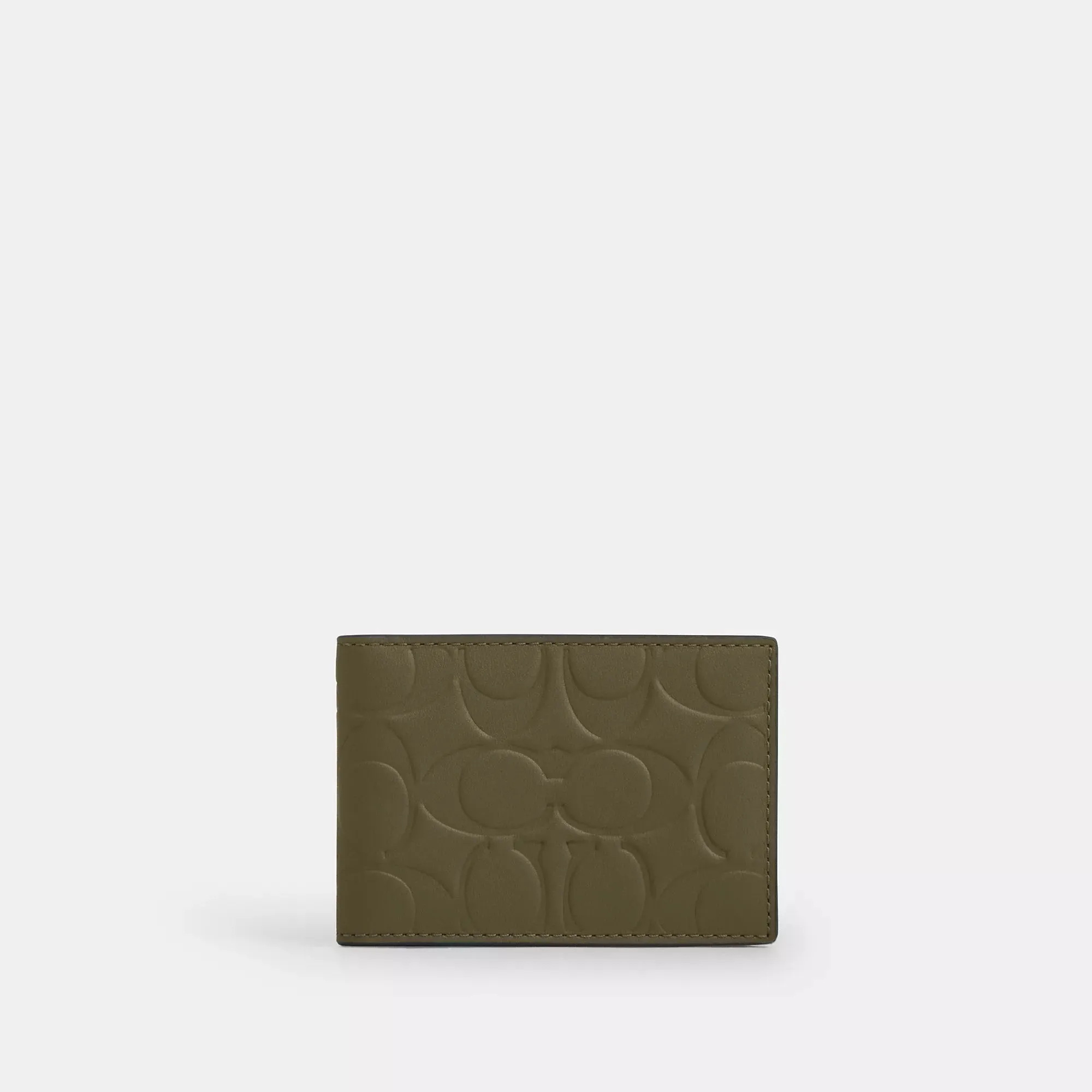 Coach Outlet Compact Billfold Wallet In Signature Leather