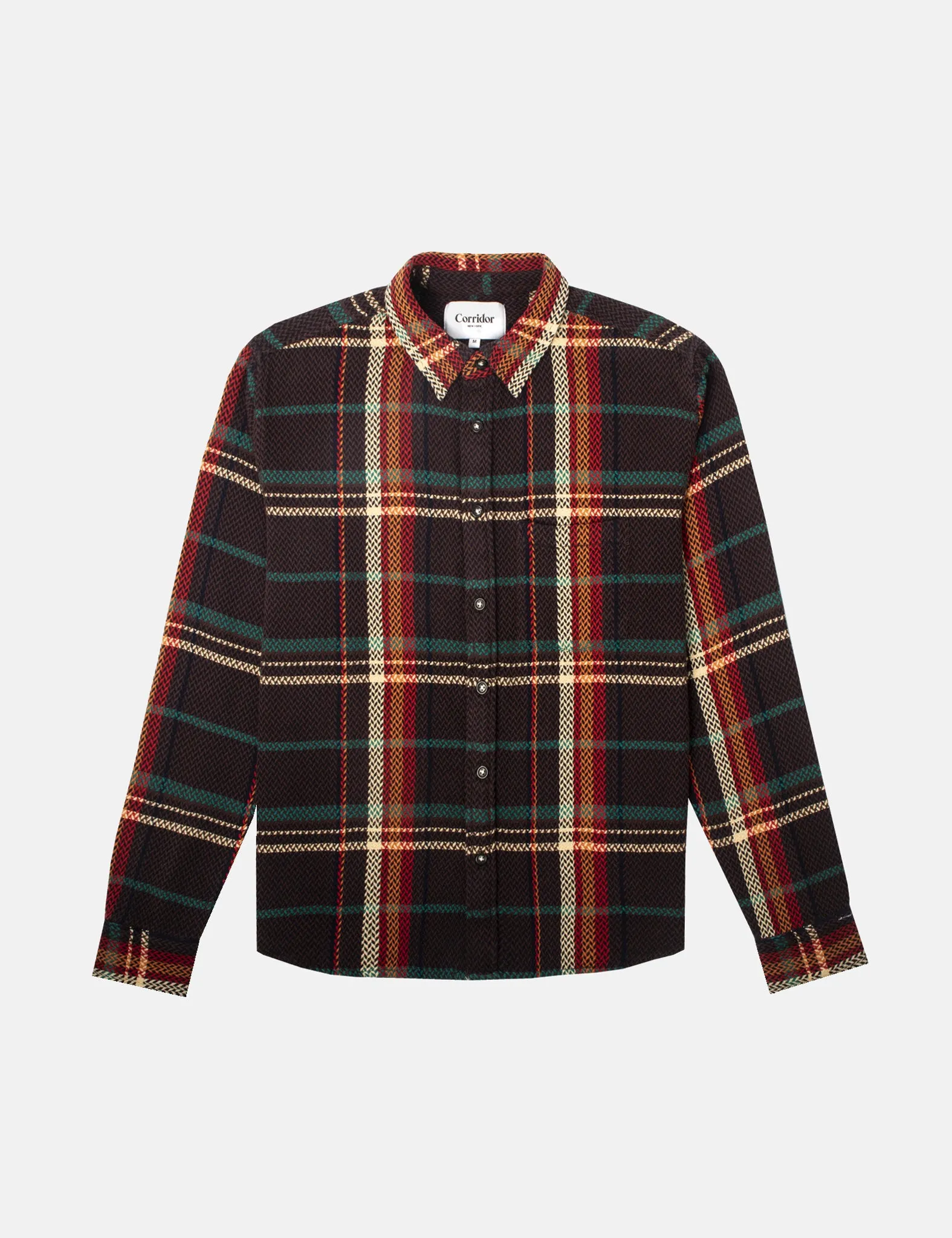 Corridor Acid Plaid Shirt - Trailhead Brown