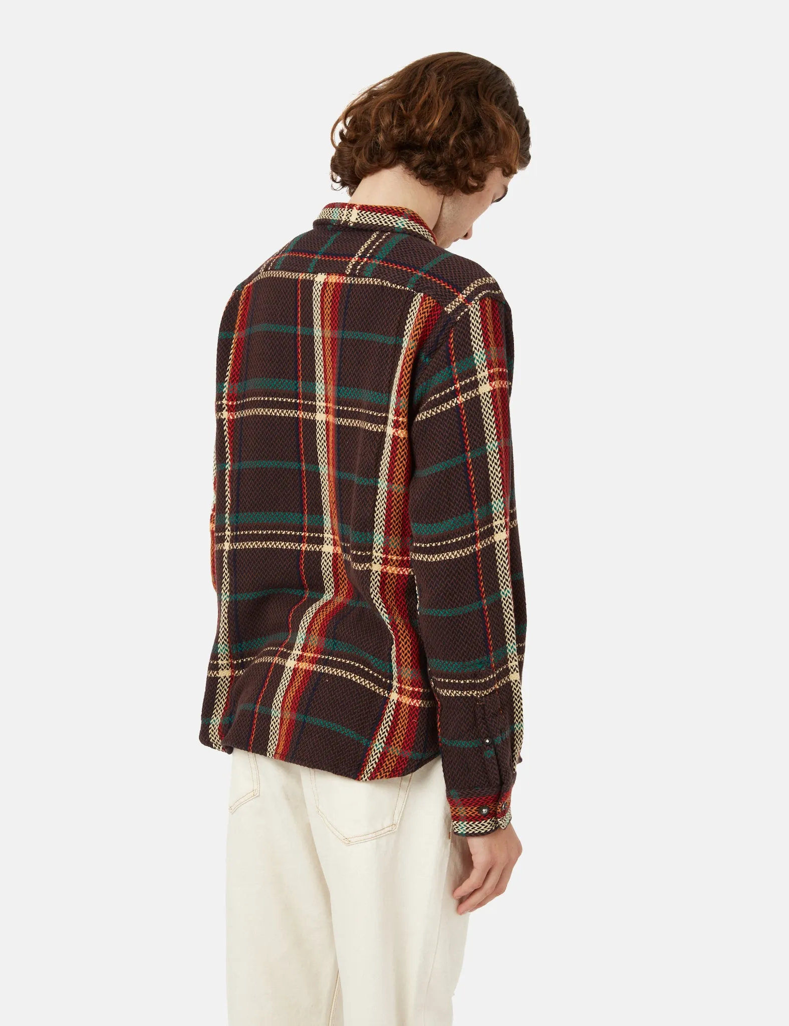 Corridor Acid Plaid Shirt - Trailhead Brown