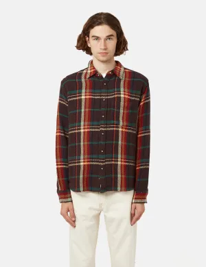 Corridor Acid Plaid Shirt - Trailhead Brown