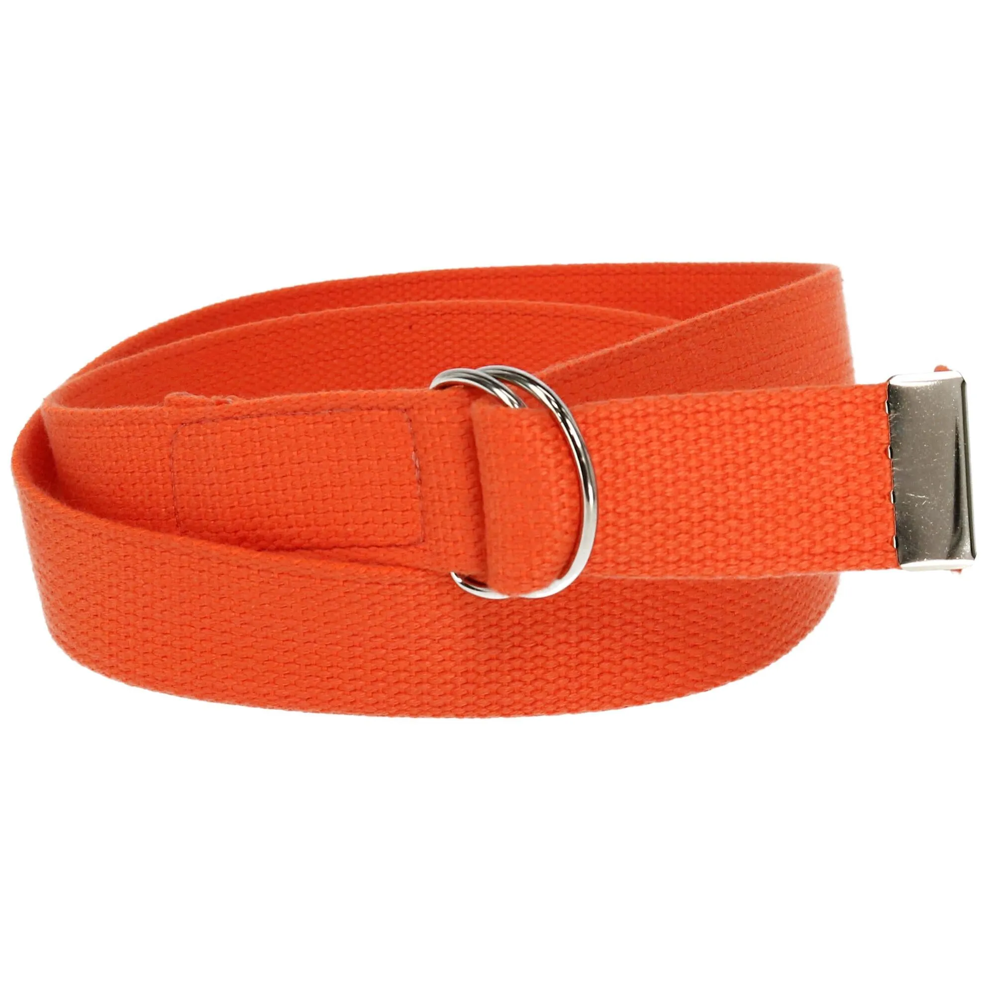 Cotton Web Belt with D Ring Buckle
