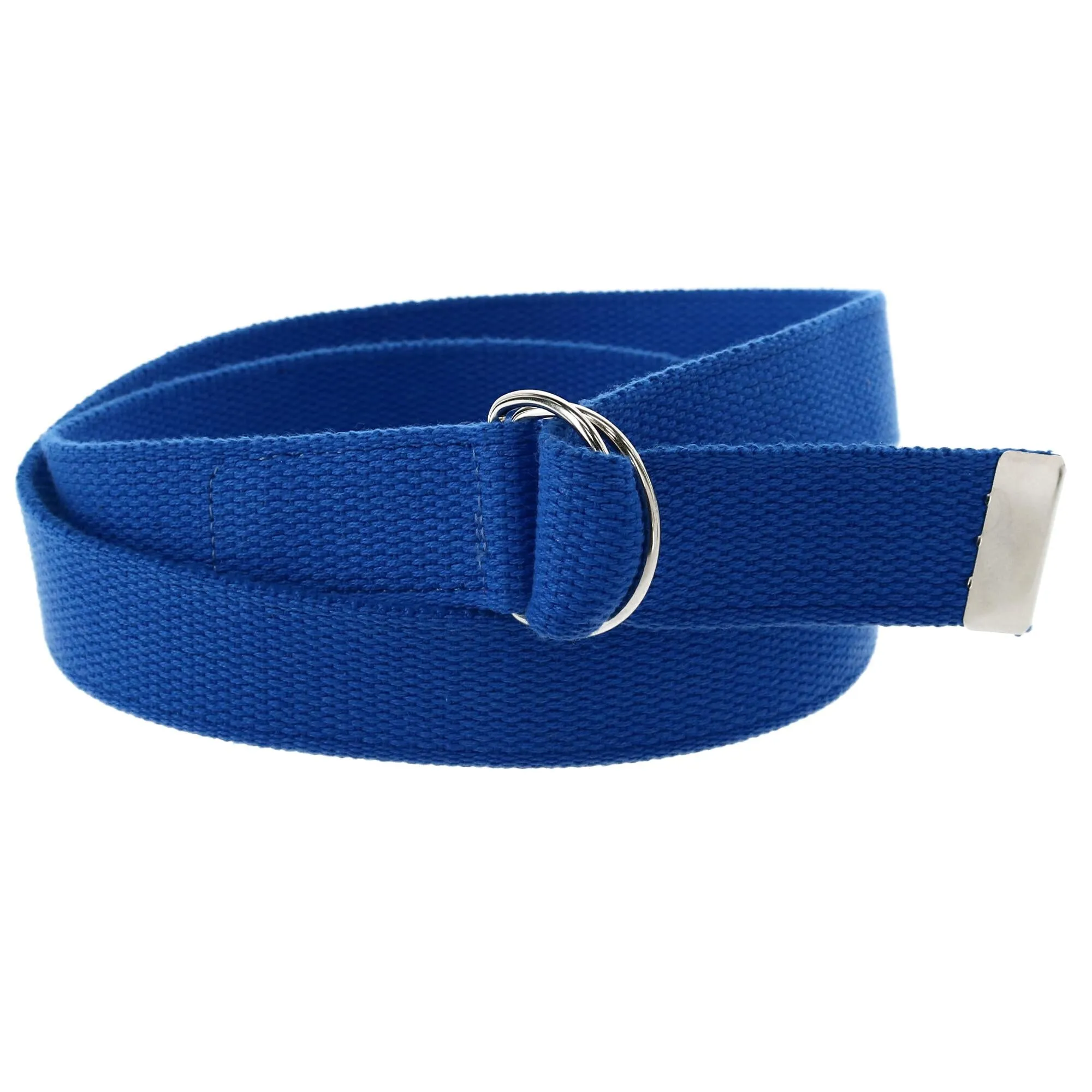 Cotton Web Belt with D Ring Buckle