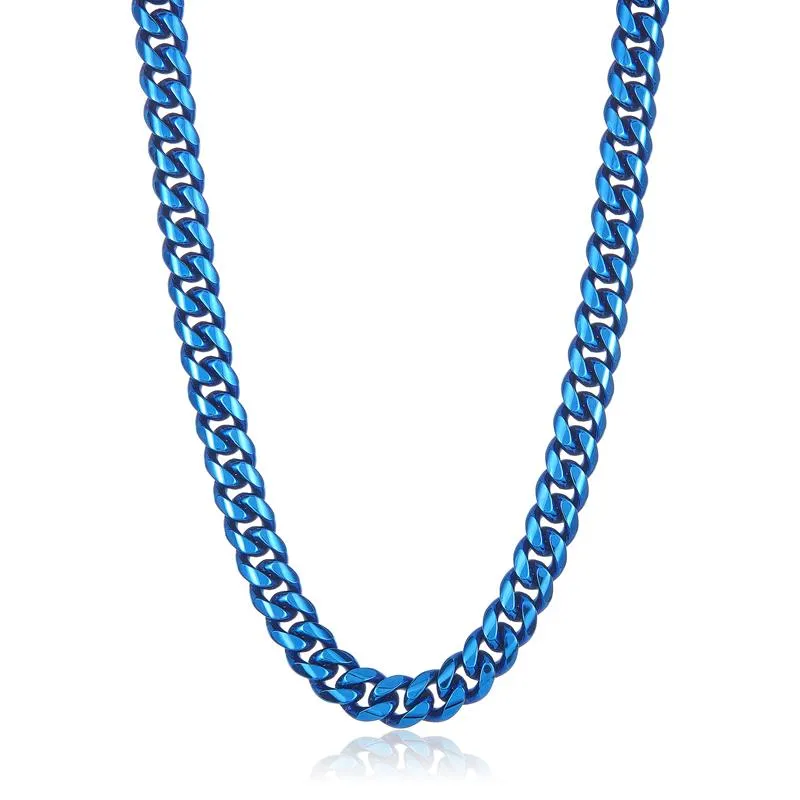 Crucible Los Angeles Men's 12mm Stainless Steel Curb Necklace