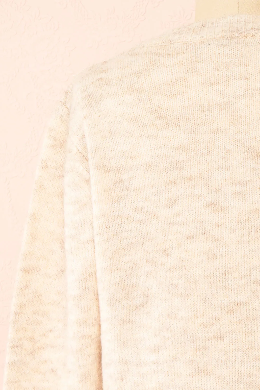 Dakota | Button-Up Knit Cardigan w/ Lace Detail