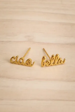 Destin | Golden "Ciao Bella" Earrings