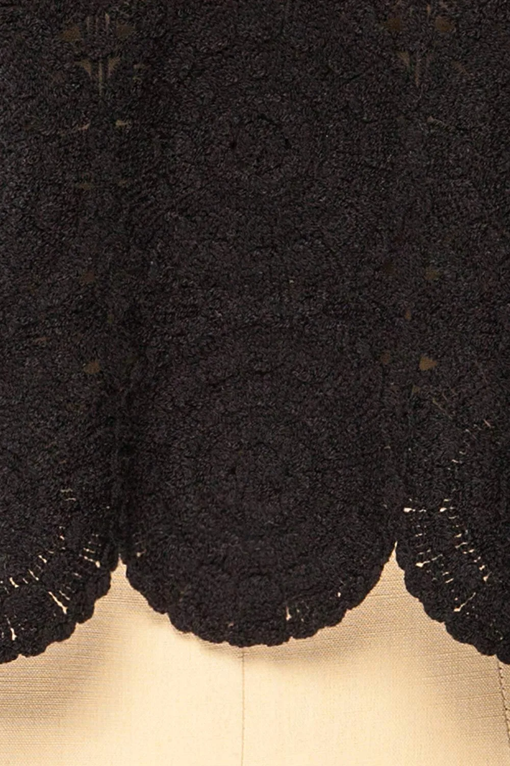 Dhaka Black | Crochet Tank Top