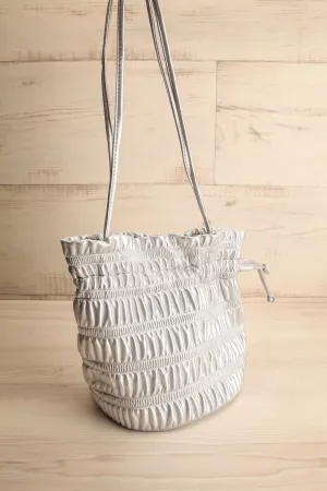 Duroque Silver | Drawstring Shoulder Bag
