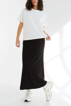 Ellye Black | Long Stretchable Skirt
